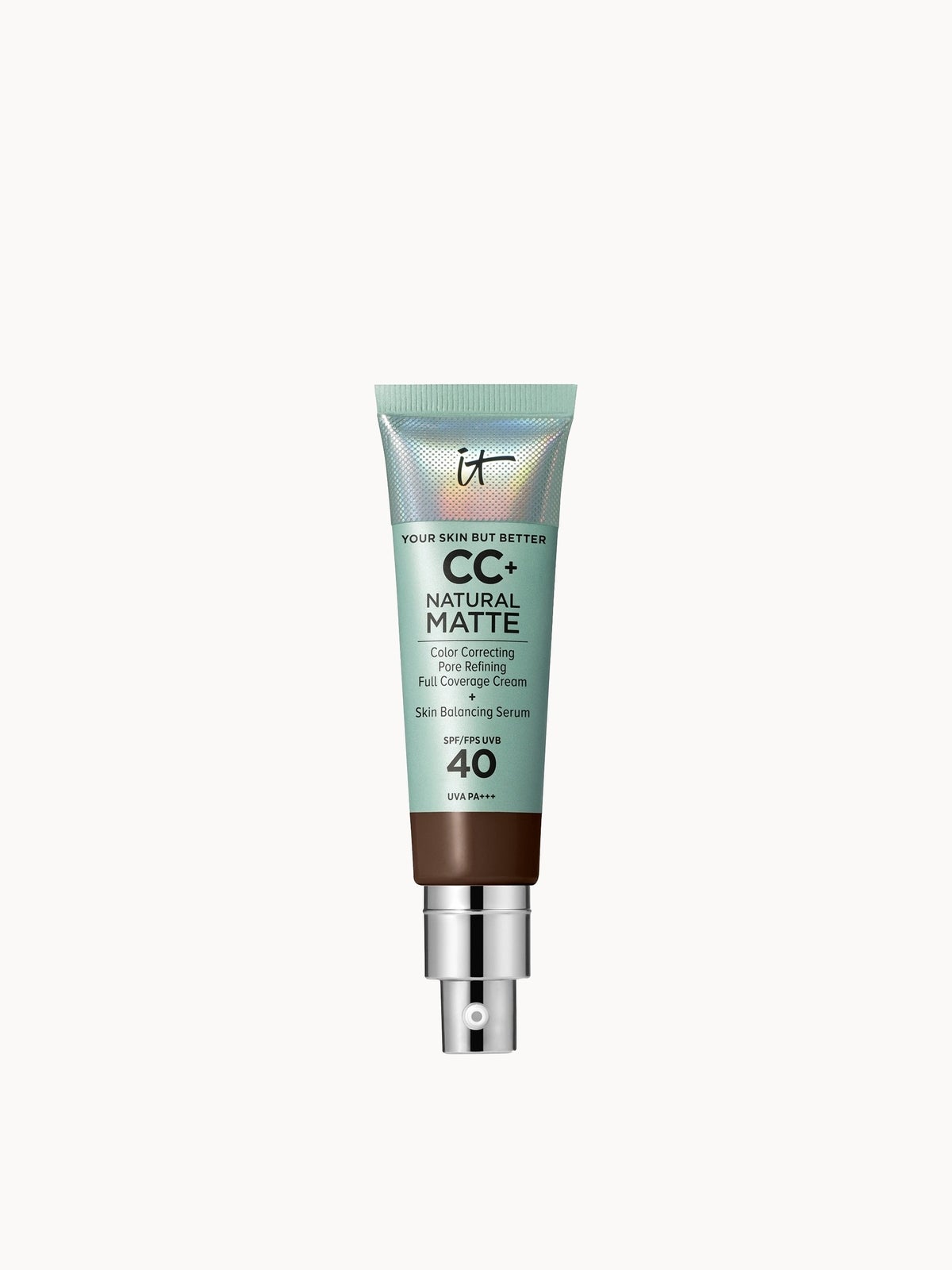 IT Cosmetics Your Skin But Better CC+ Natural Matte 32 ml (Various Shades) - Deep Mocha
