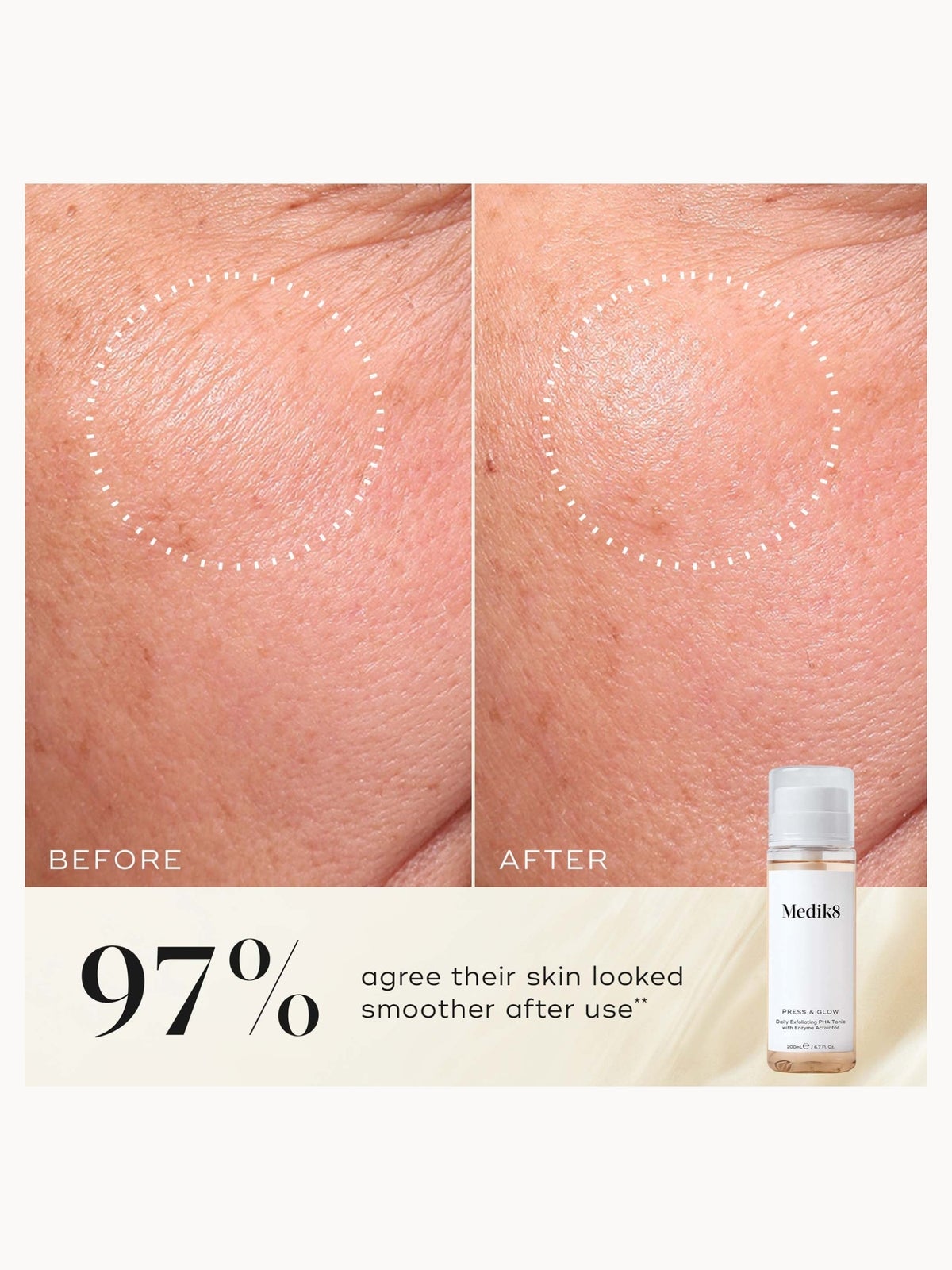 Medik8 Travel Size Press & Glow Tonic 30ml 3