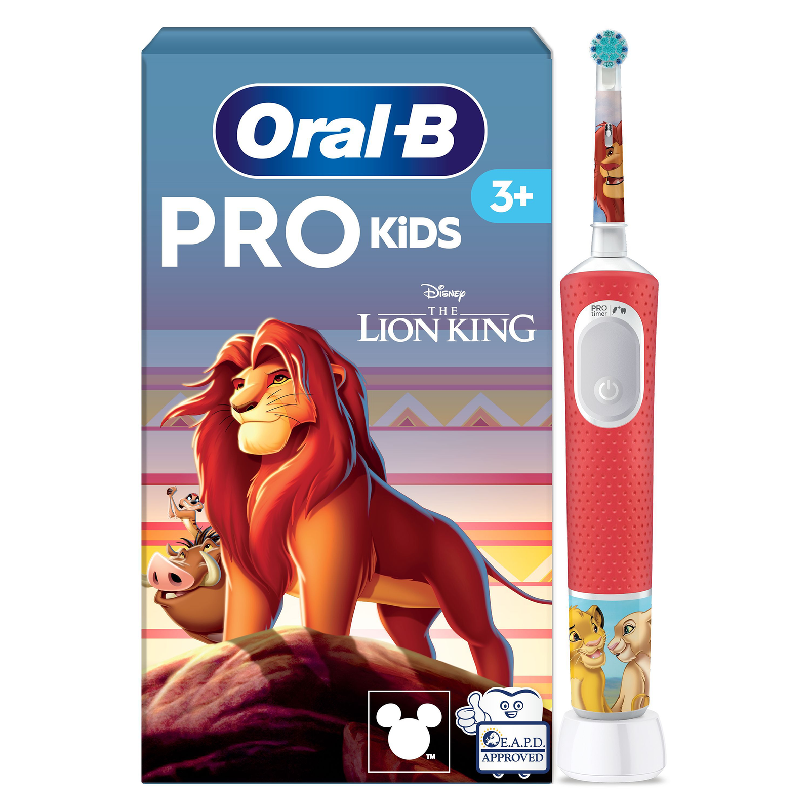 Oral-B Vitality Pro Kids Lion King Electric Toothbrush - Without Toothpaste - Toothbrush: retailer-supplied image