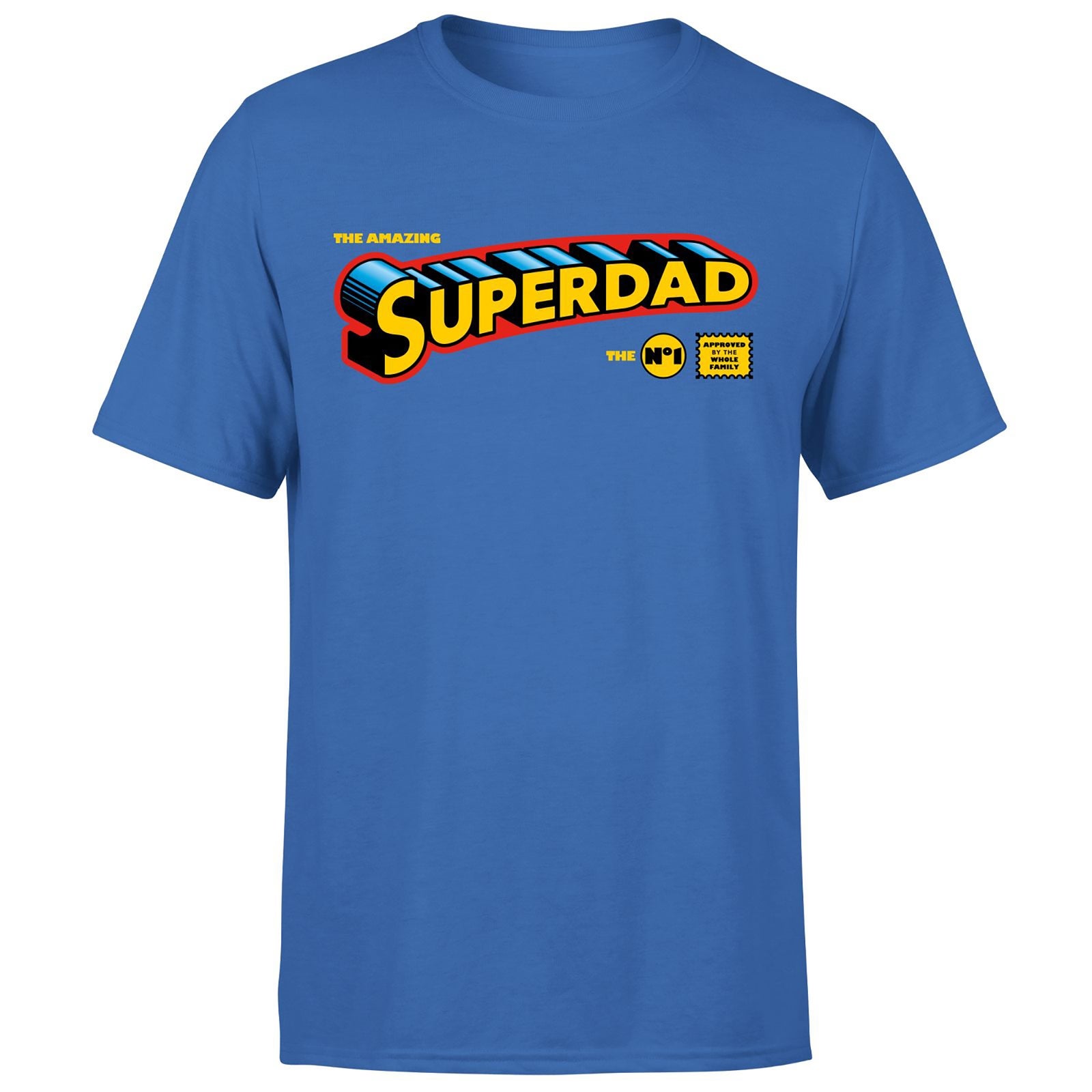 Threadless x IWOOT Super Dad Men's T-Shirt - Blue - XL