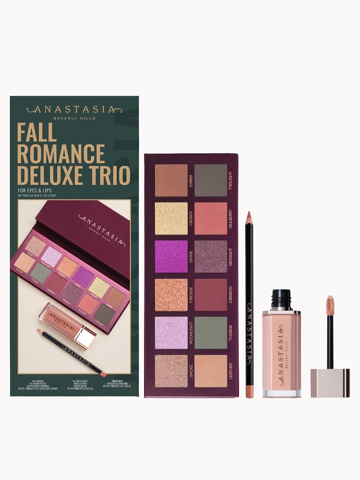 Anastasia Beverly Hills Fall Romance Deluxe Trio (Worth £87)