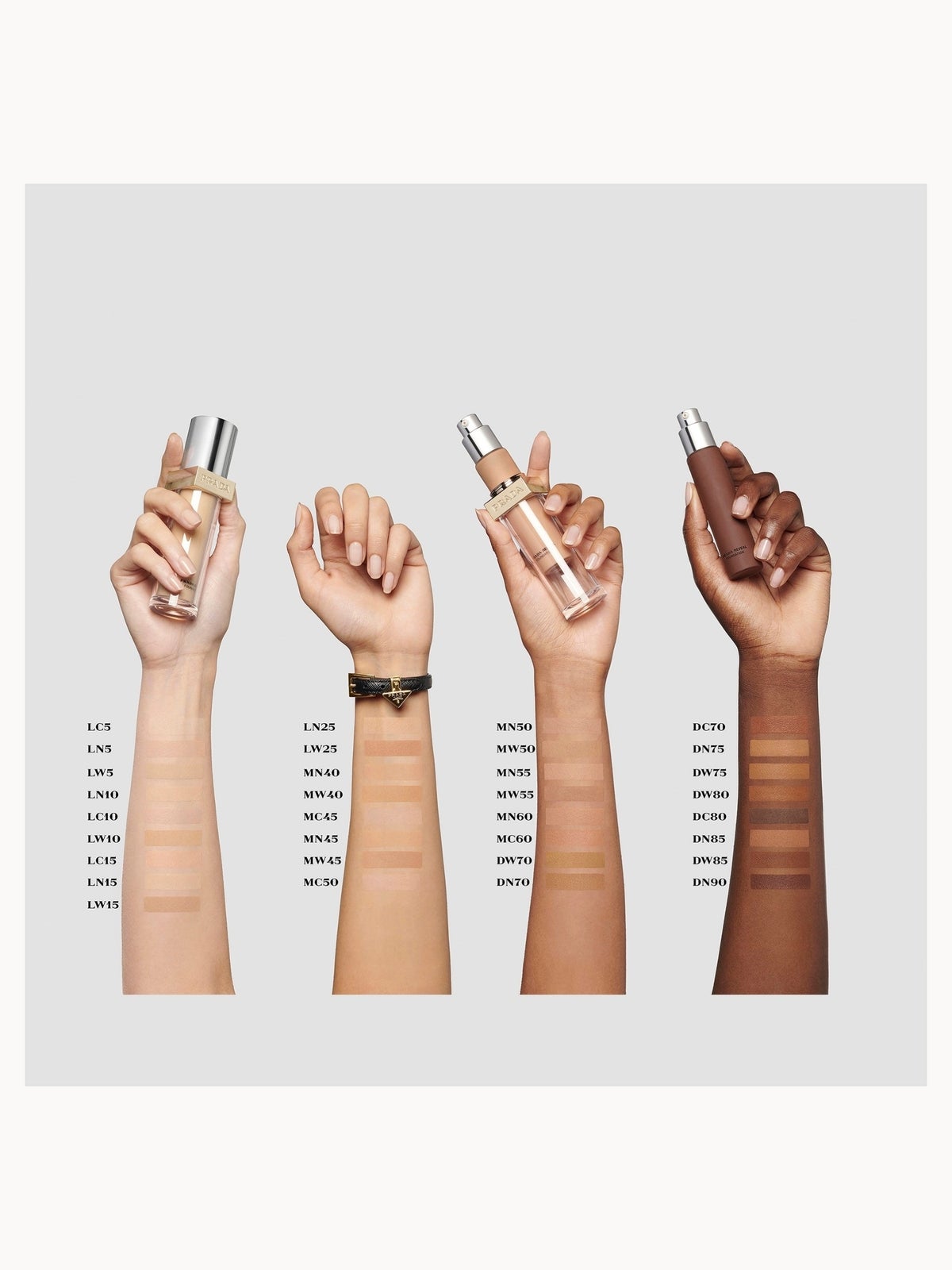 Prada Reveal Skin Optimising Refillable Foundation 30ml (Various Shades) - DN75 - Dark Neutral 3