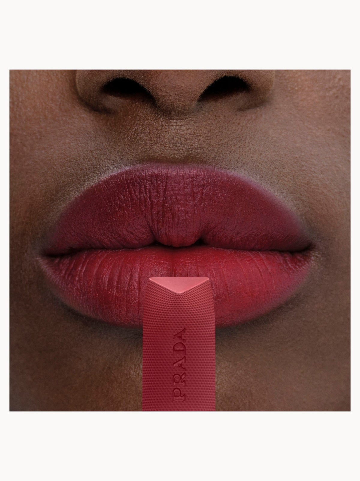 Prada Soft Matte Rouge Lipstick 3.8g (Various Shades) - R127 - Carminio 3