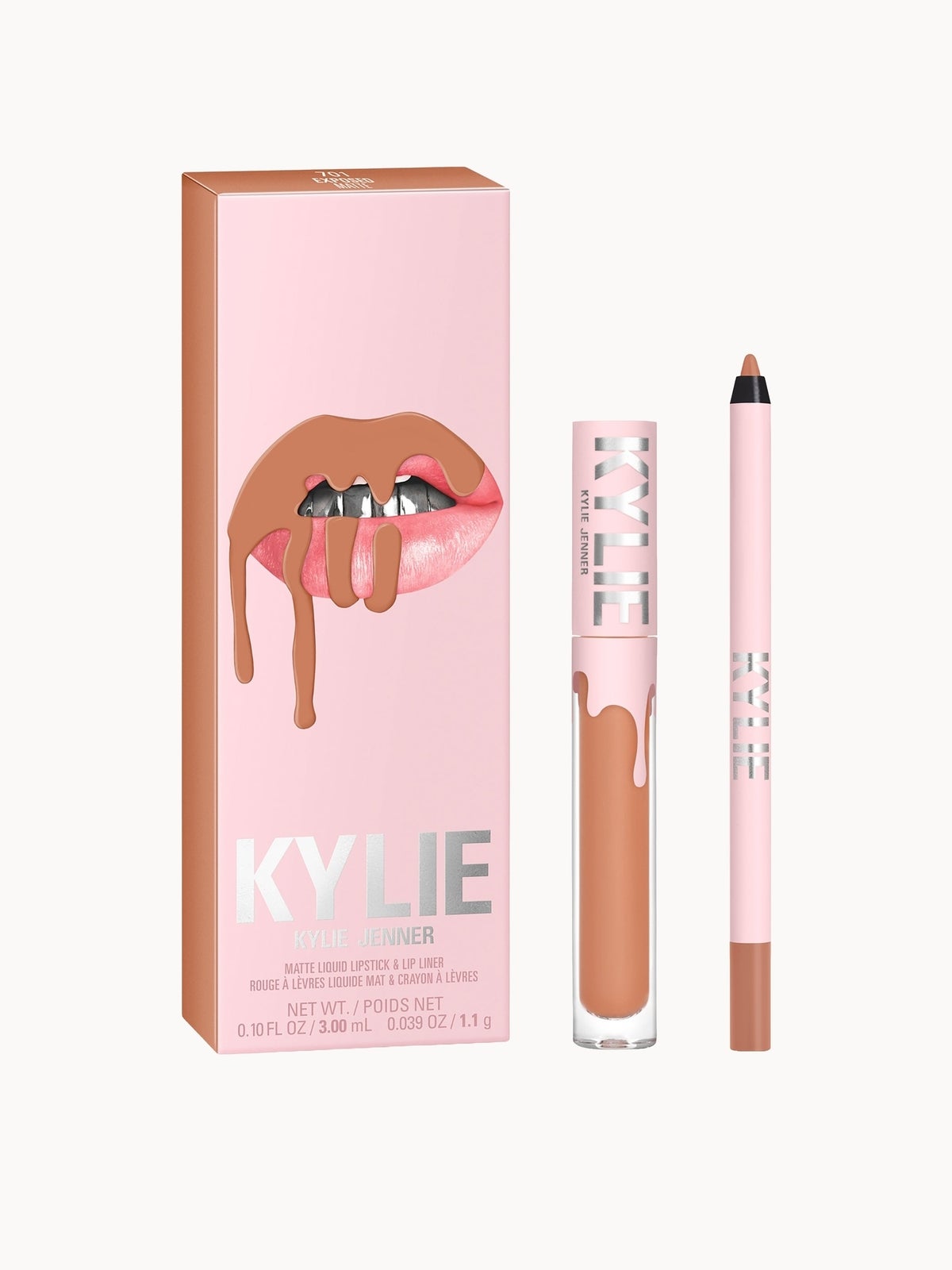 Kylie Cosmetics Matte Lip Kit (Various Shades) - 701 Exposed