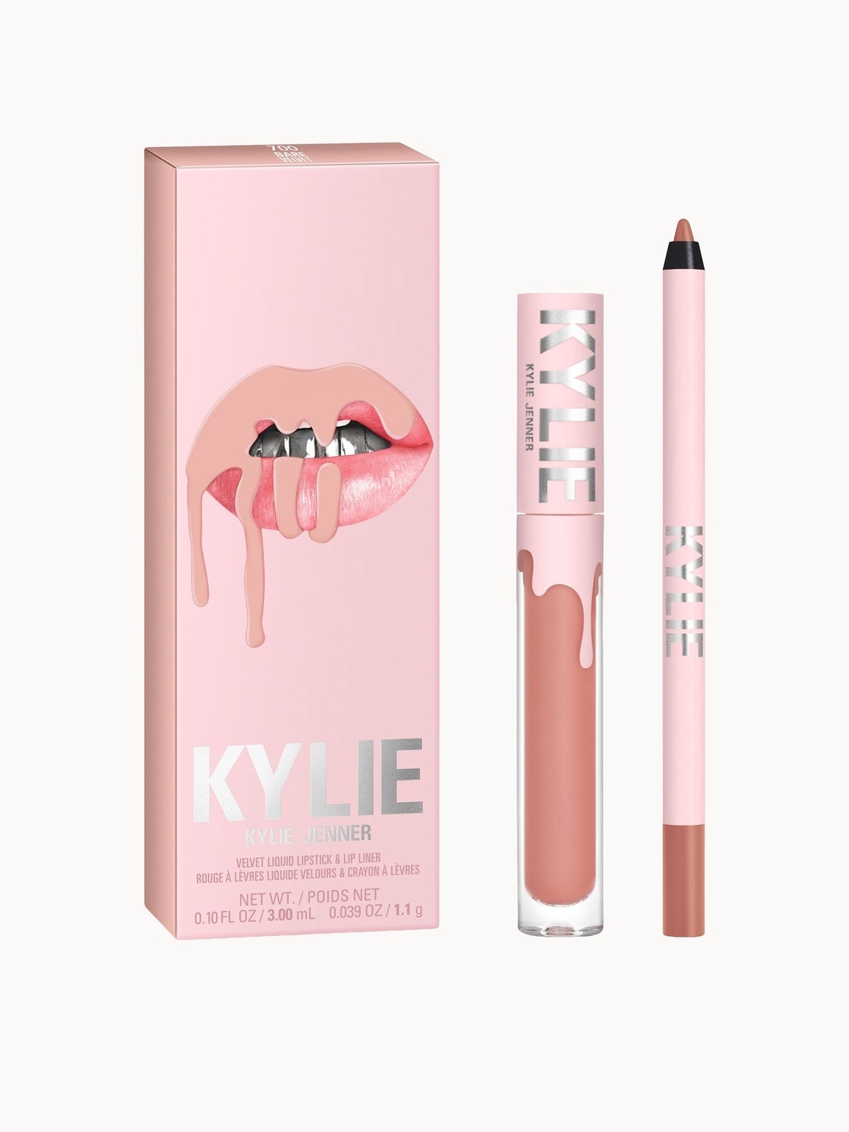 Kylie Cosmetics Velvet Lip Kit (Various Shades) - 700 Bare