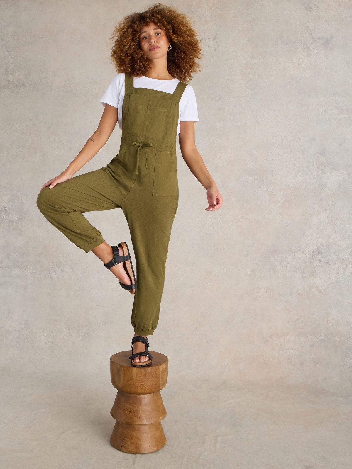 Latzhose Daphne aus Jersey - 44