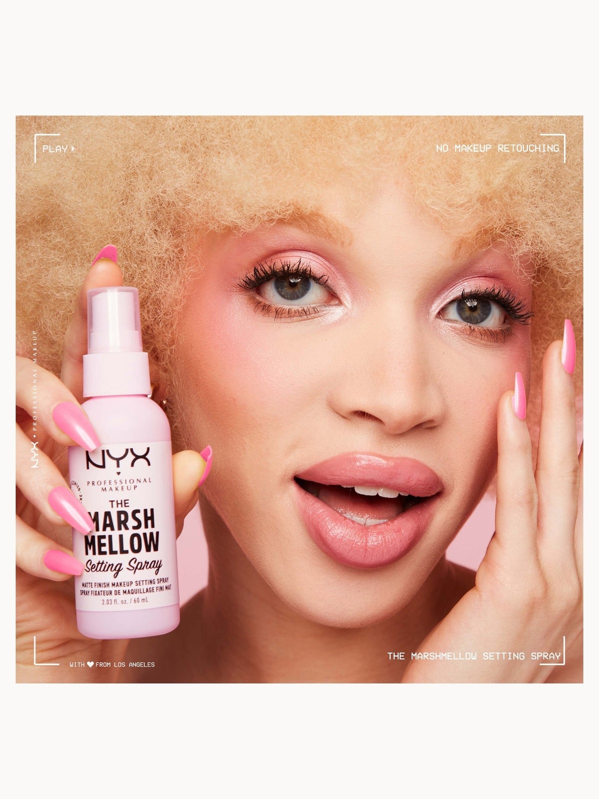 NYX Professional Makeup Marshmellow Matte Setting Spray 60ml 2