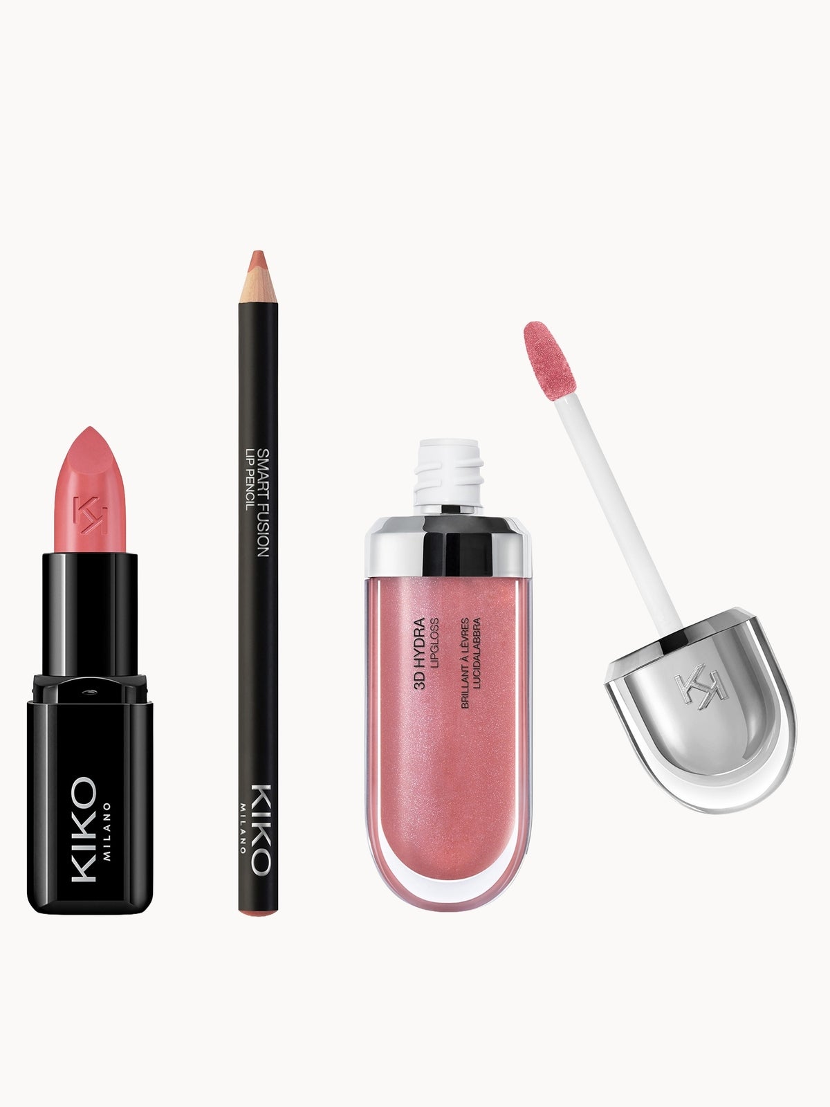 KIKO Milano Exclusive Rosey Nude Lip Trio