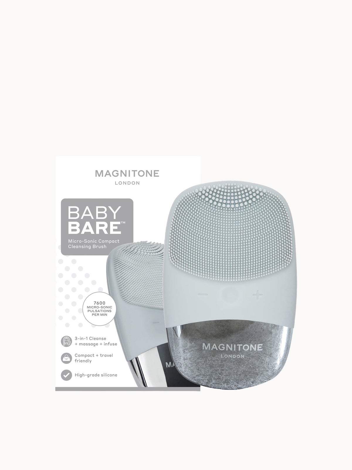 MAGNITONE London BabyBare Micro-Sonic Compact Cleansing Brush