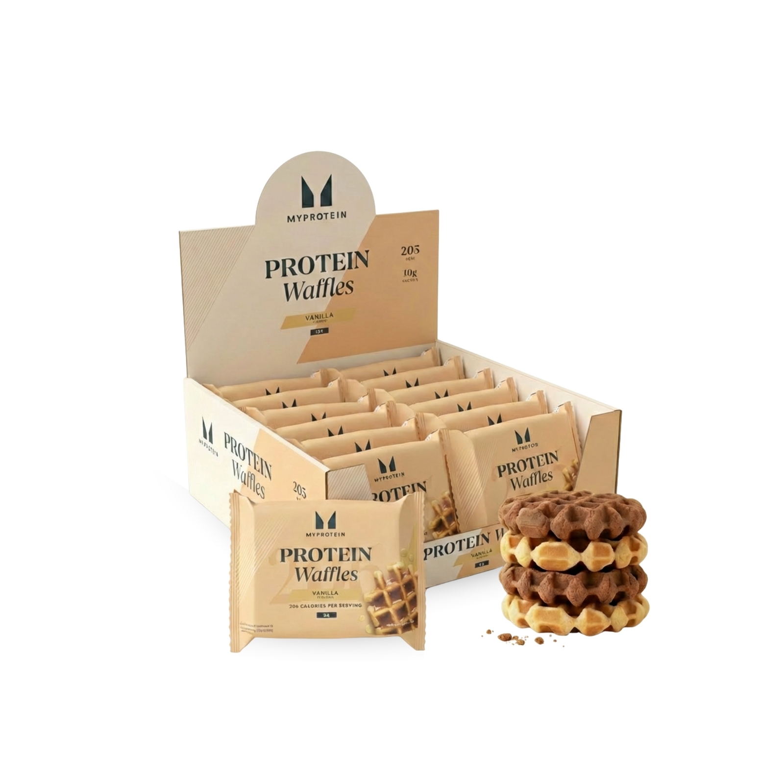 5059883473857 - Proteinwaffeln - 12 x 50g - Vanille