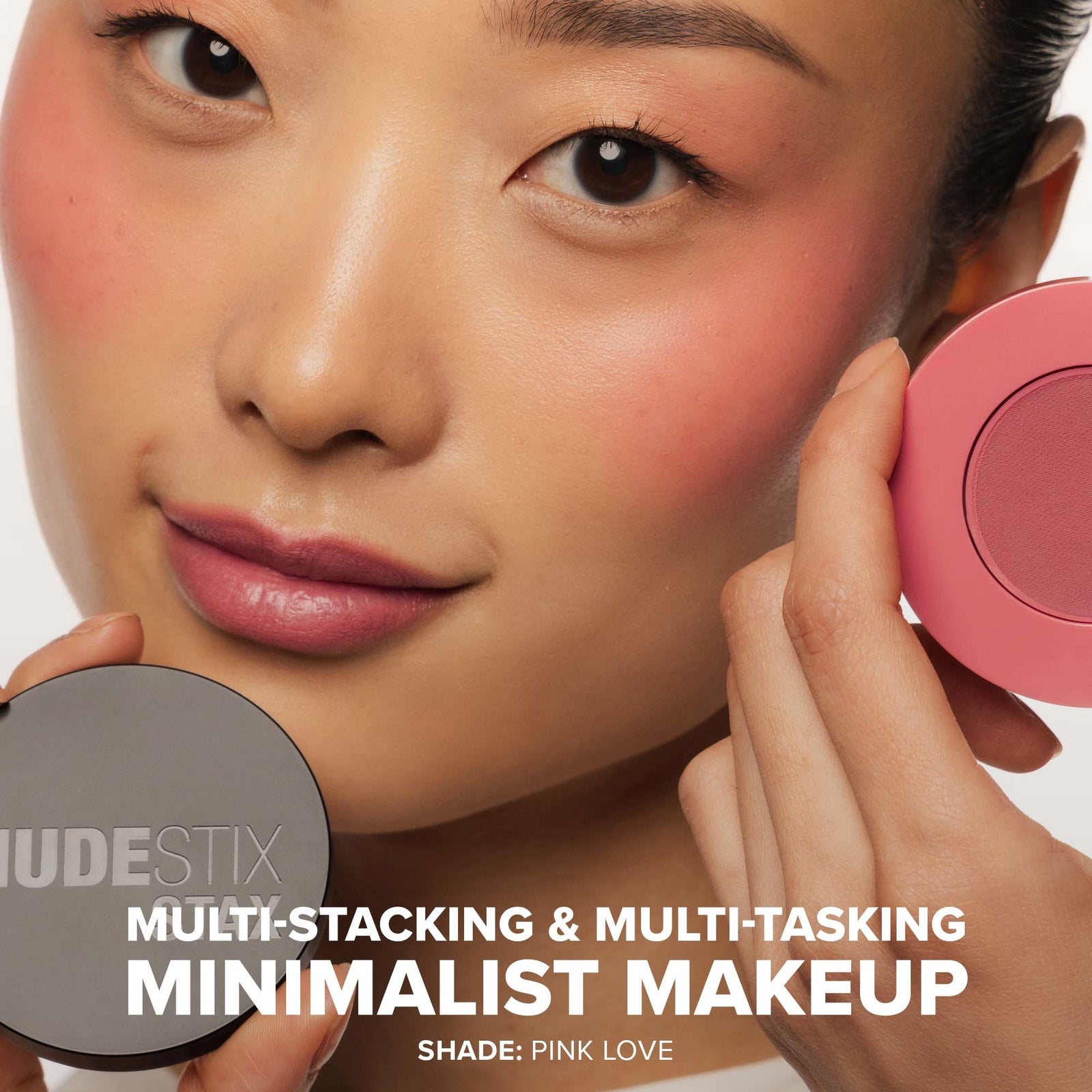 NUDESTIX Stax All Over Color Blush Balm 2.5g (Various Shades) - Pink Love 4
