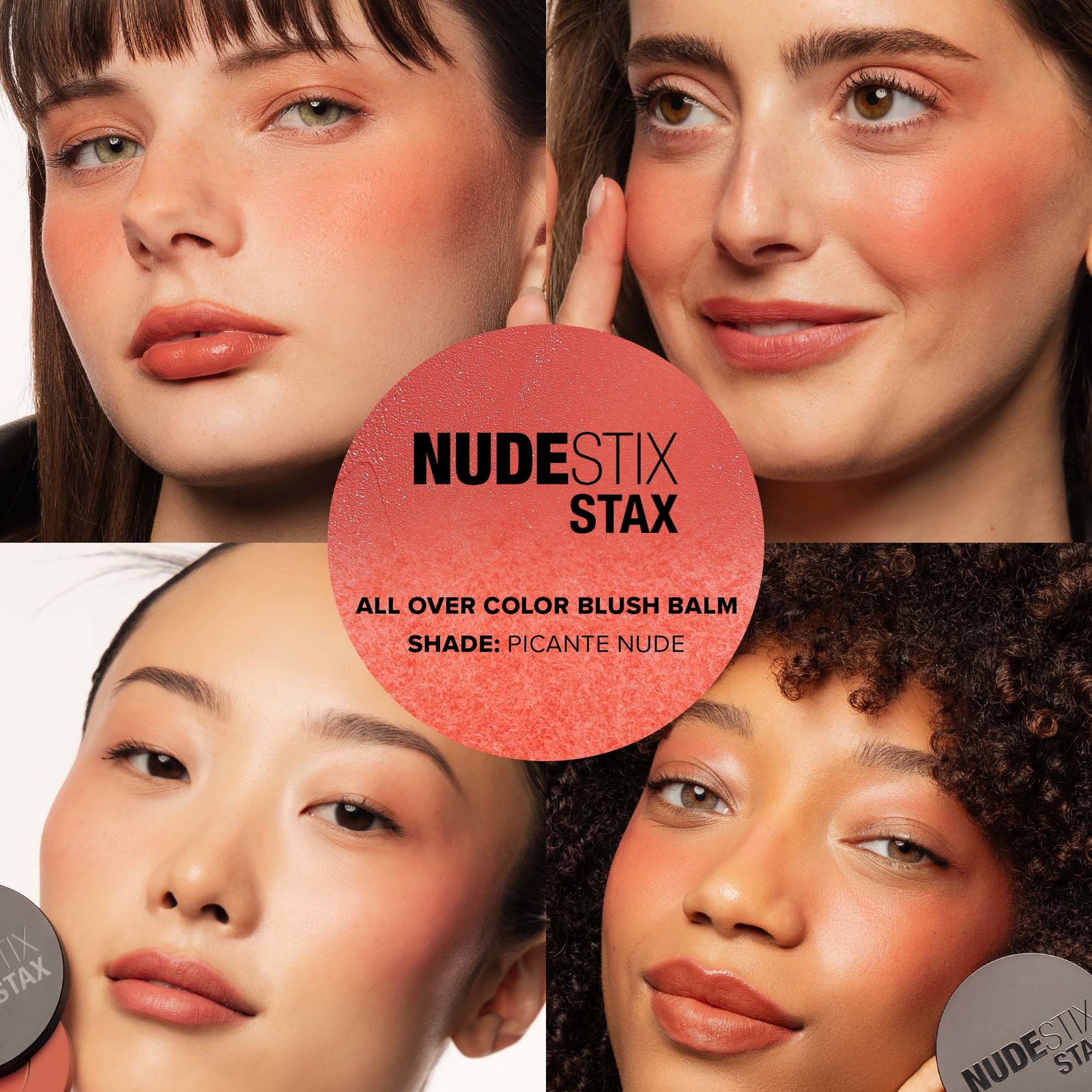 Thumbnail - NUDESTIX Stax All Over Color Blush Balm 2.5g (Various Shades) - Picante Nude