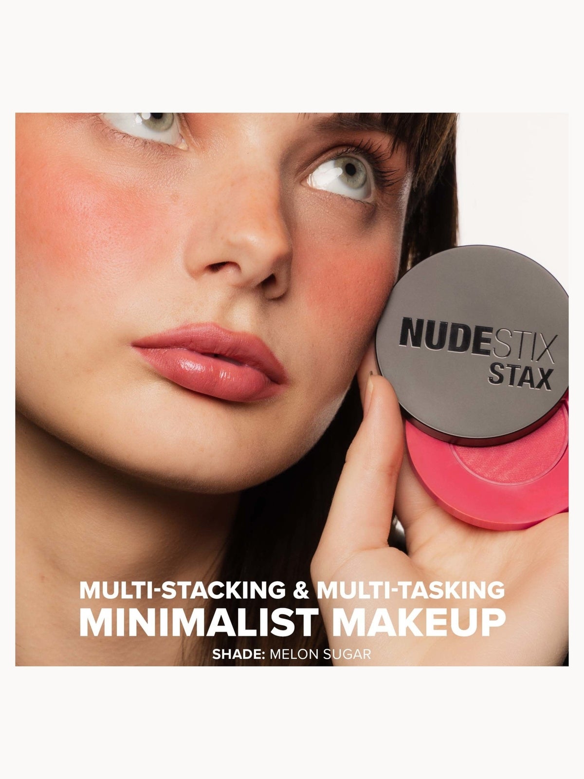 NUDESTIX Stax All Over Color Blush Balm 2.5g (Various Shades) - Melon Sugar 4