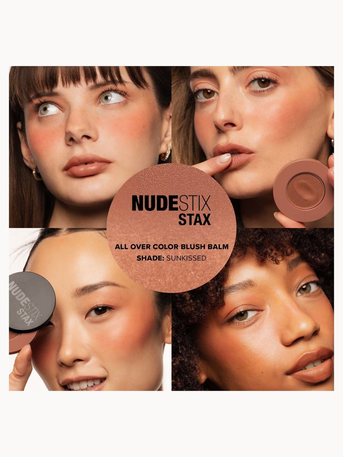 NUDESTIX Stax All Over Color Blush Balm 2.5g (Various Shades) - Sunkissed 3