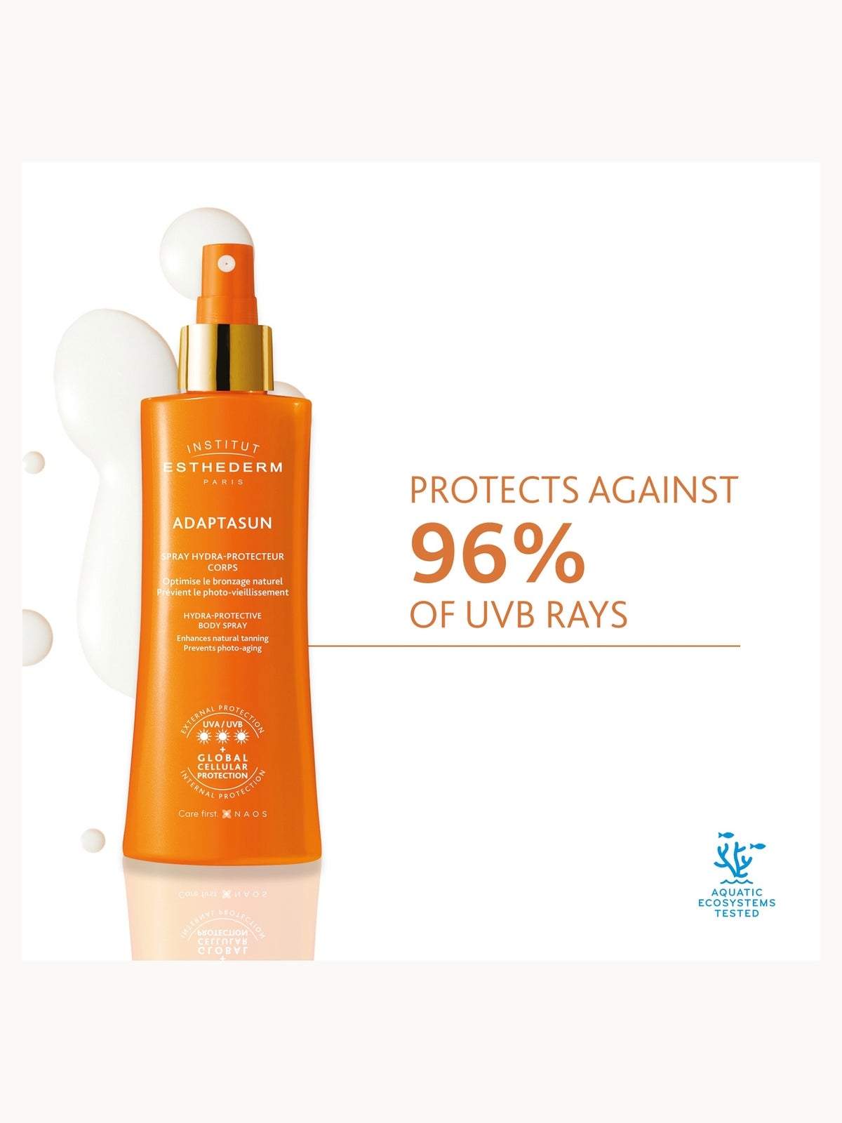 Institut Esthederm Adaptasun UVA/UVB Body Milk Spray with Strong Sun Protection 150ml 2