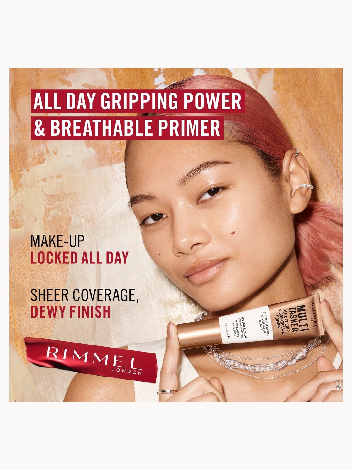 Rimmel Multi-tasker All Day Grip and Breathable Primer 24ml 2