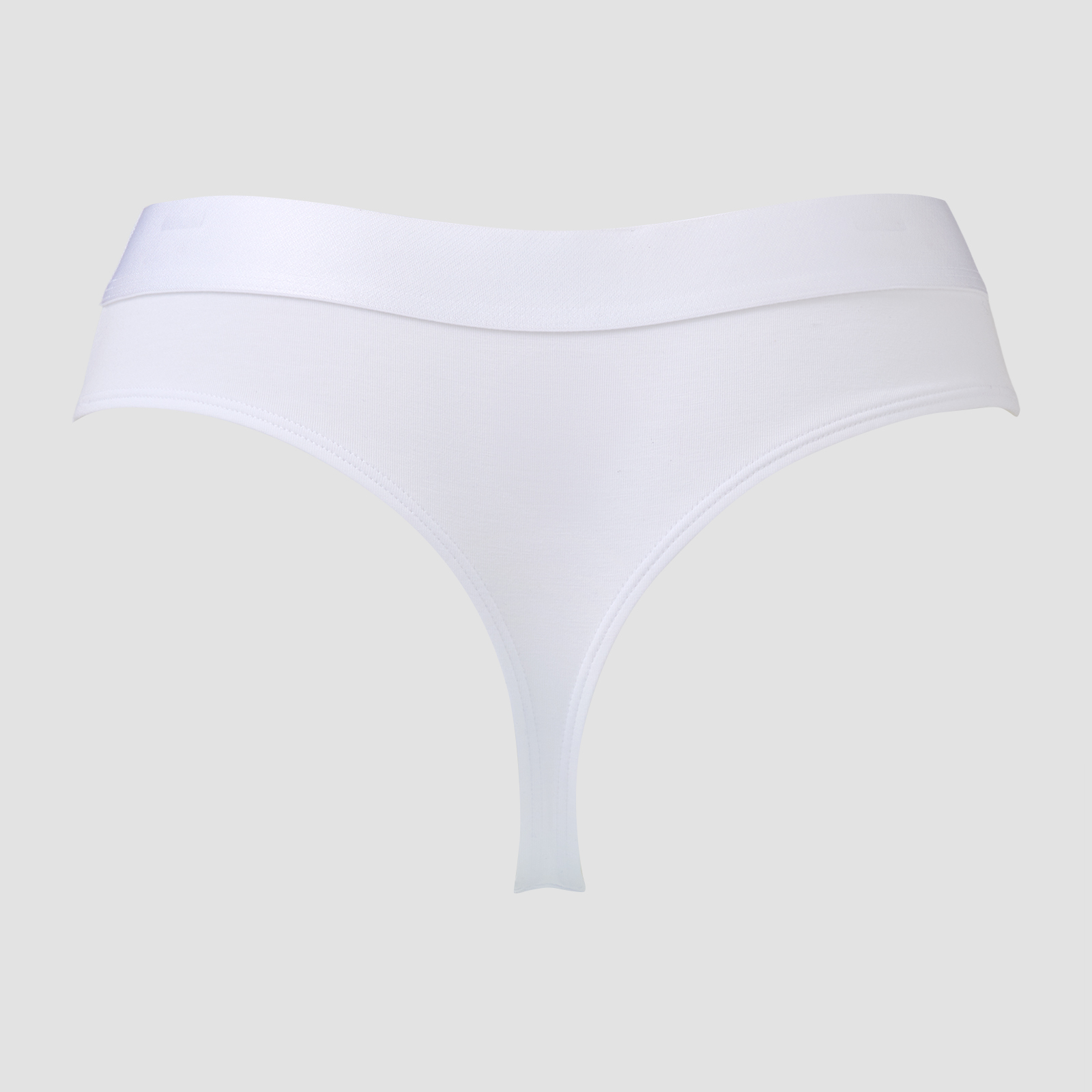 Thumbnail - MP Damen Tanga mit mittelhohem Bund (3er-Packung) – Weiß - L