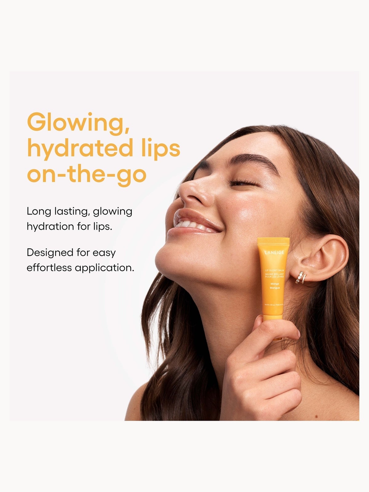 LANEIGE Lip Glowy Balm - Mango 10g 4