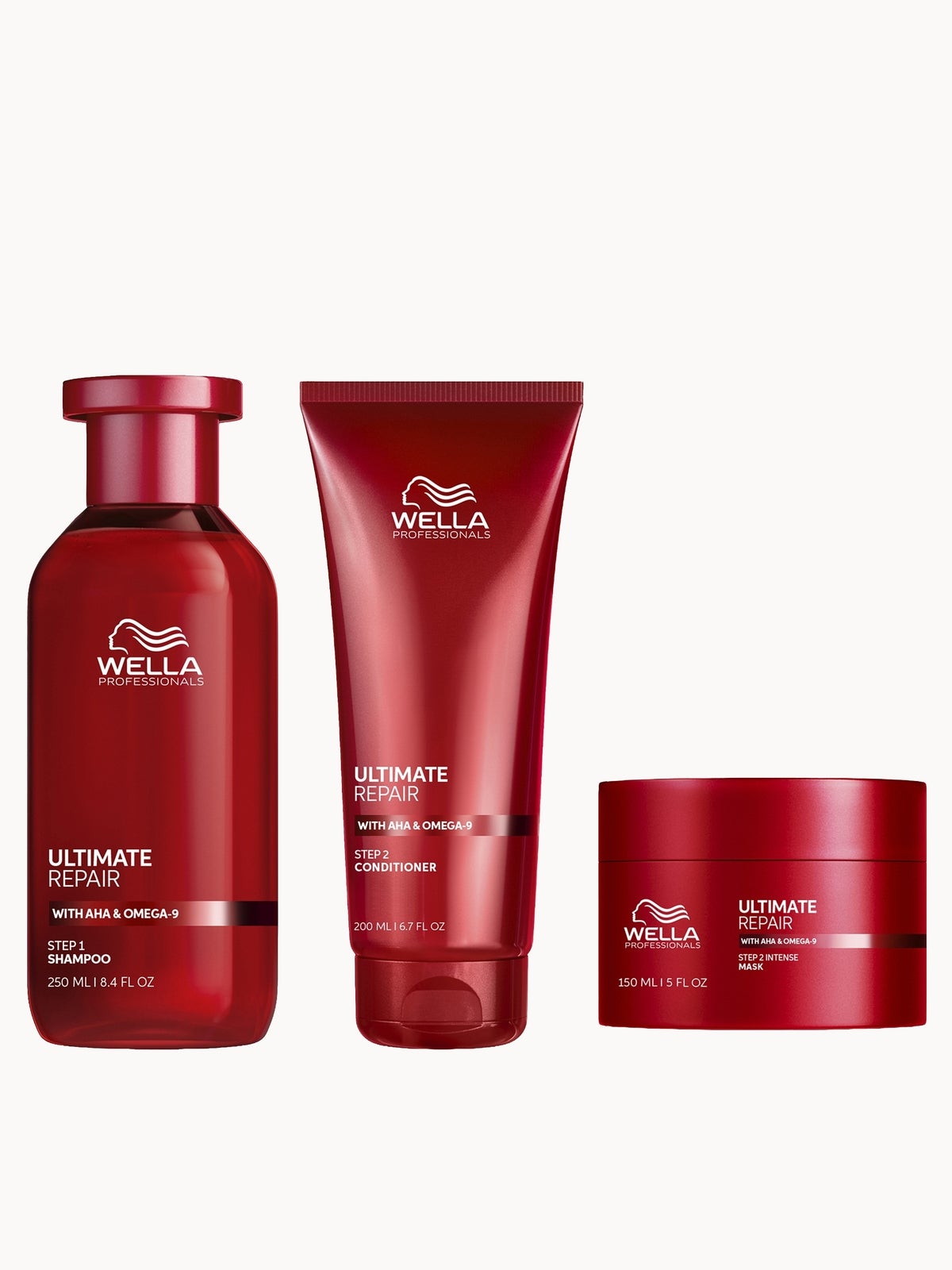 Wella Professionals Ultimate Repair Shampoo, Conditioner and Mask Bundle for Damaged Hair