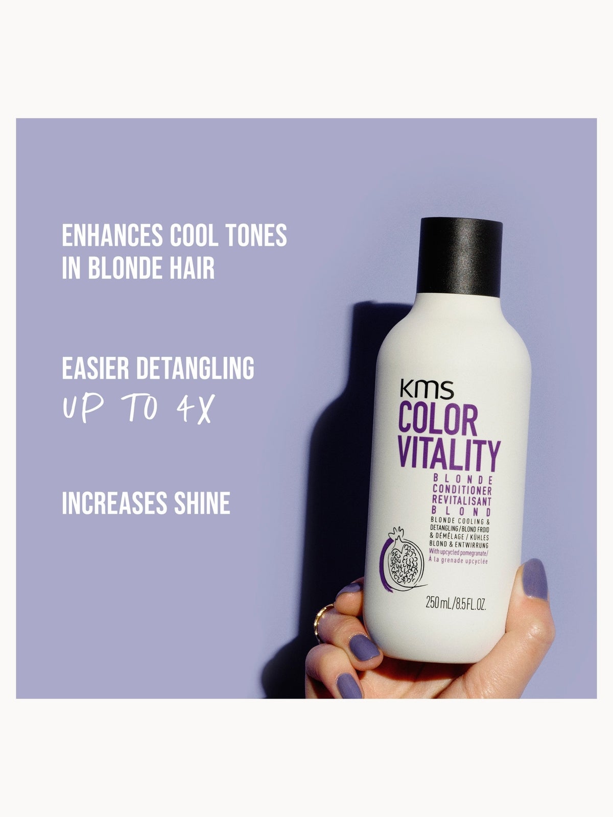 KMS Color Vitality Blonde Conditioner 750ml 3