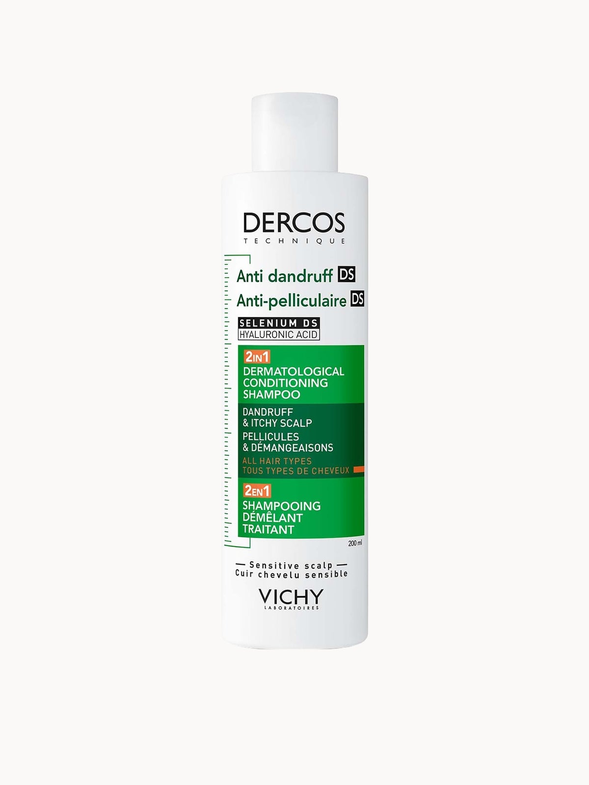 Vichy Dercos Anti-Dandruff 2in1 Dermatological Conditioning Shampoo 200ml