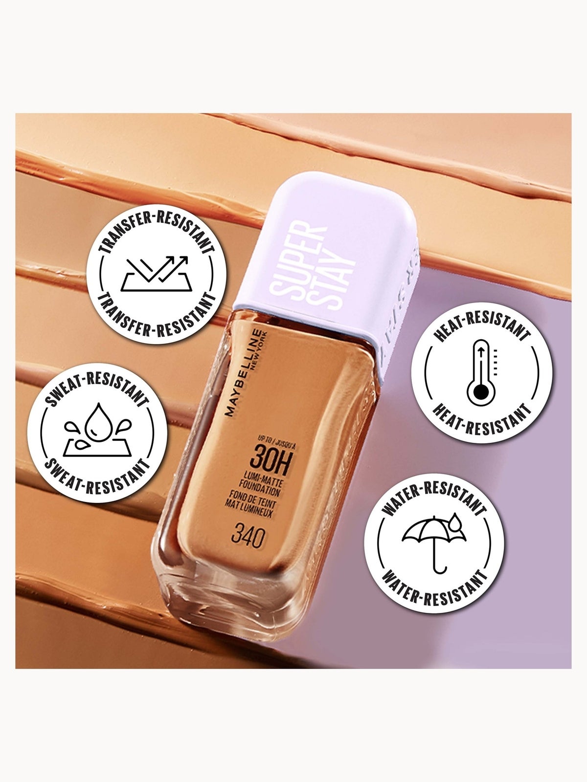 Maybelline Super Stay up to 30H Lumi-Matte Foundation 35ml (Various Shades) - 115 4