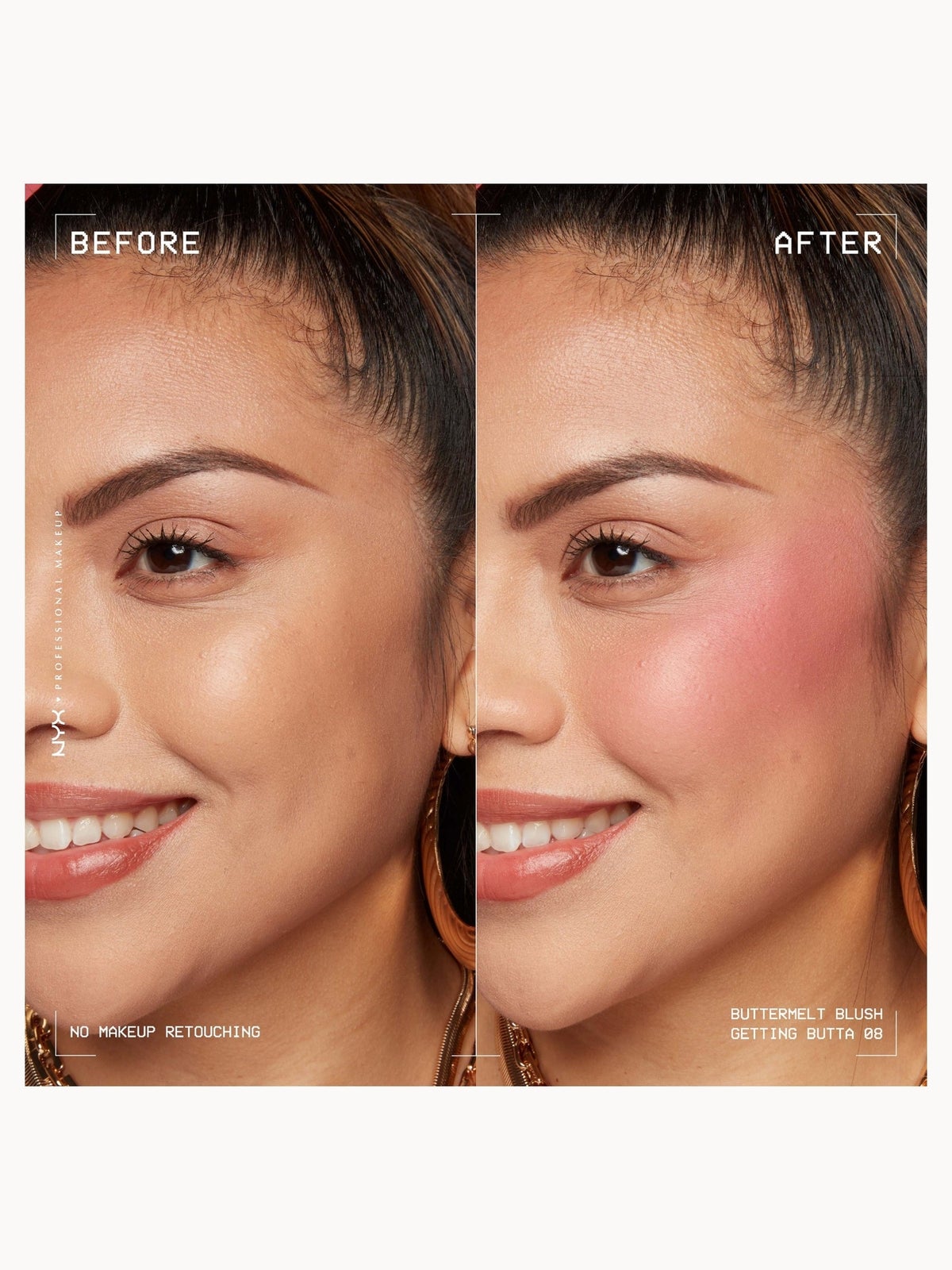 NYX Professional Makeup Buttermelt Powder Blush up to 12H Wear, Fade and Transfer Resistant (Various Shades) - Getting Butter 3