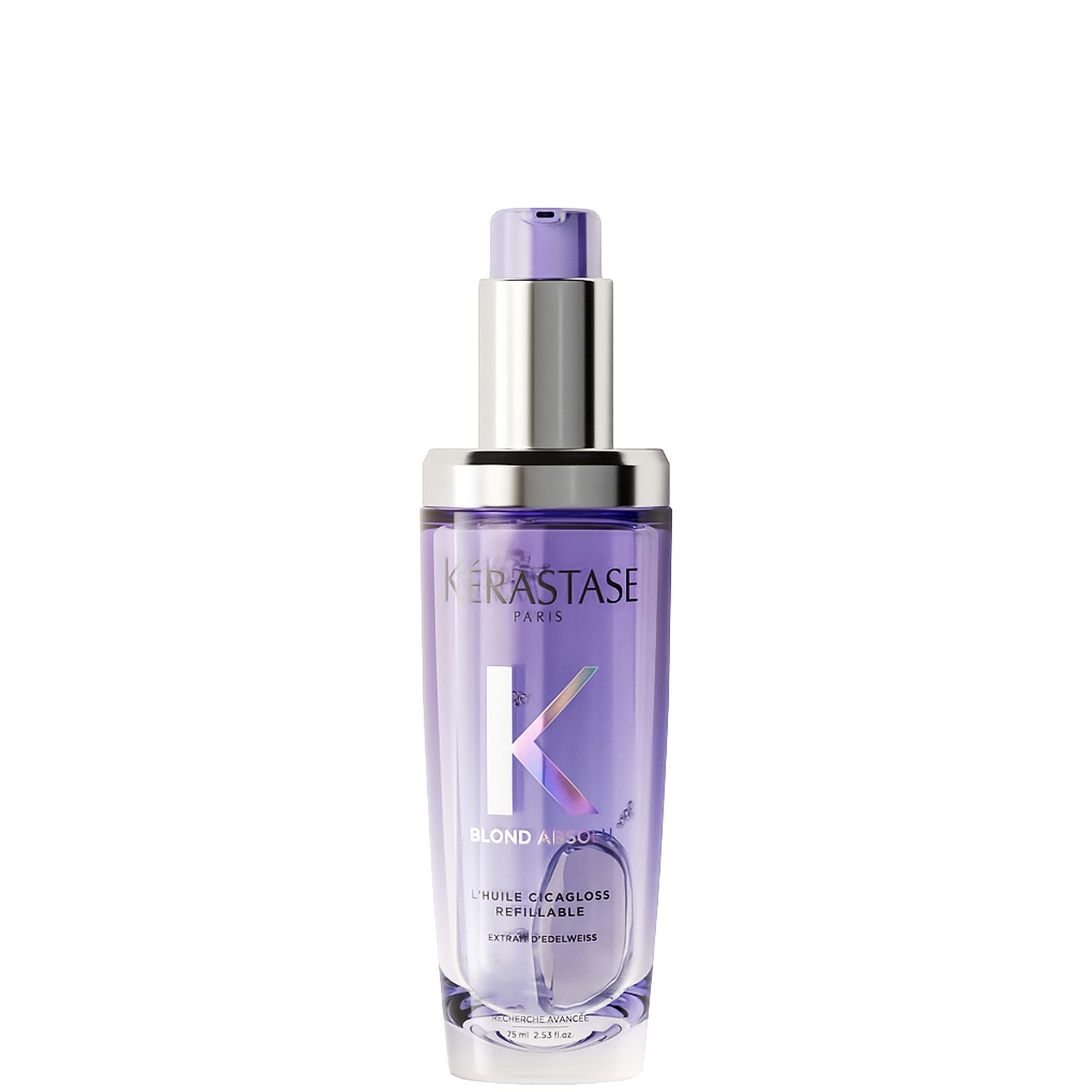 Kérastase Blond Absolu L'huile Cicagloss Refillable, Hair Oil For Sensitised Lightened Or Highlighted Blonde Hair