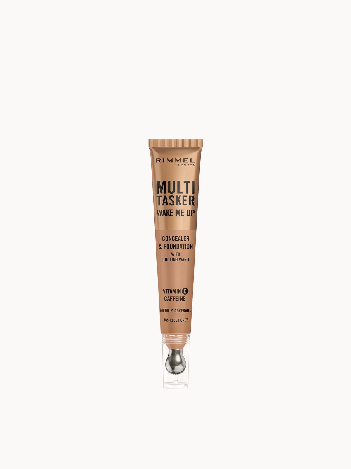 Rimmel Multi-Tasker Wake Me Up Foundation and Concealer 20ml (Various Shades) - 065 Rose Honey