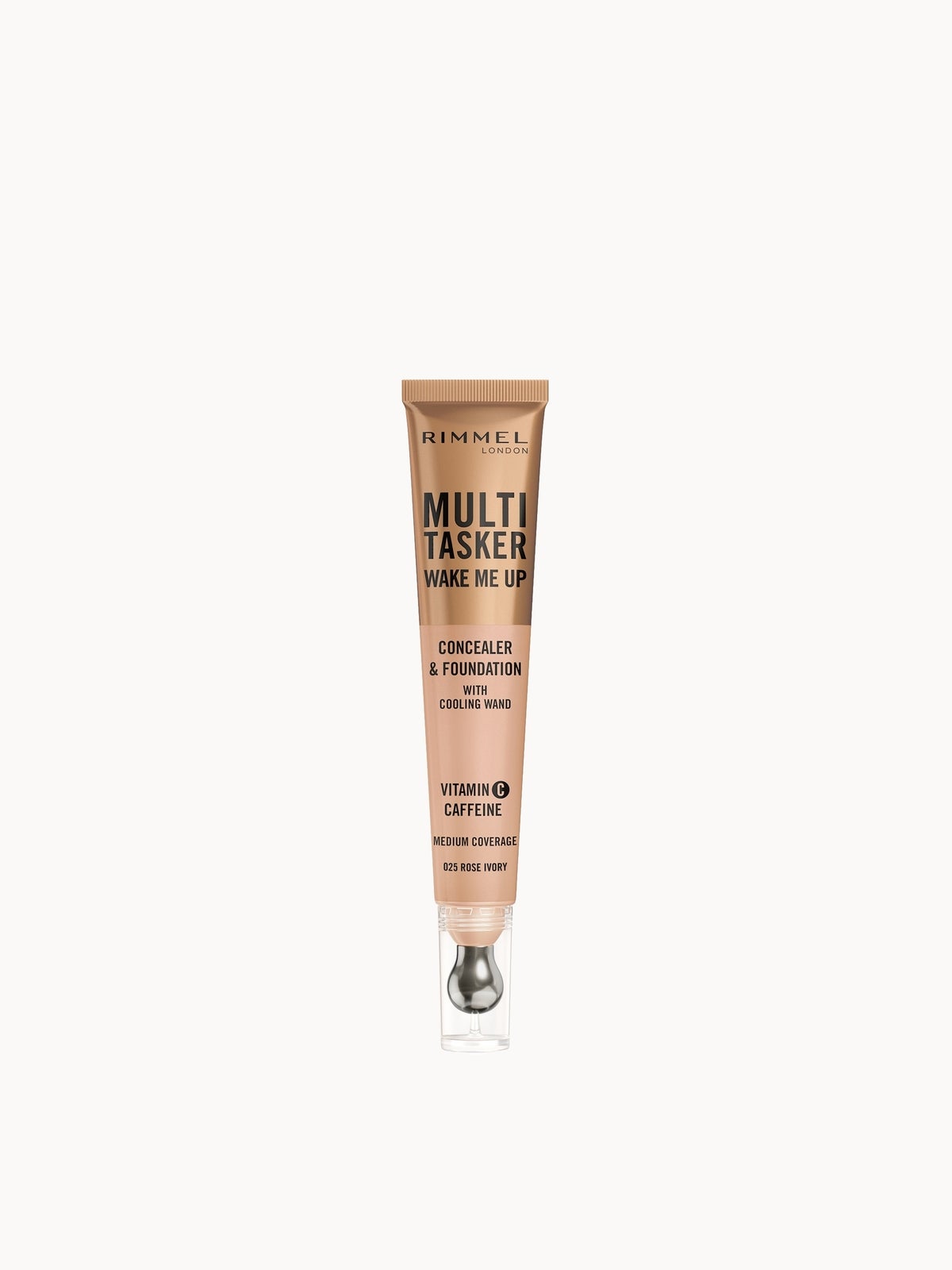 Rimmel Multi-Tasker Wake Me Up Foundation and Concealer 20ml (Various Shades) - 025 Rose Ivory