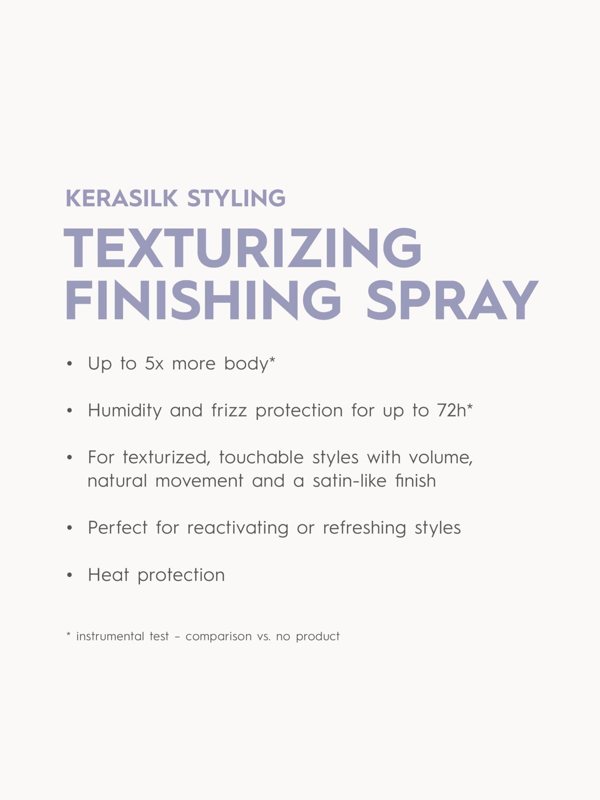 KERASILK Styling Texturizing Finishing Spray 200ml 4
