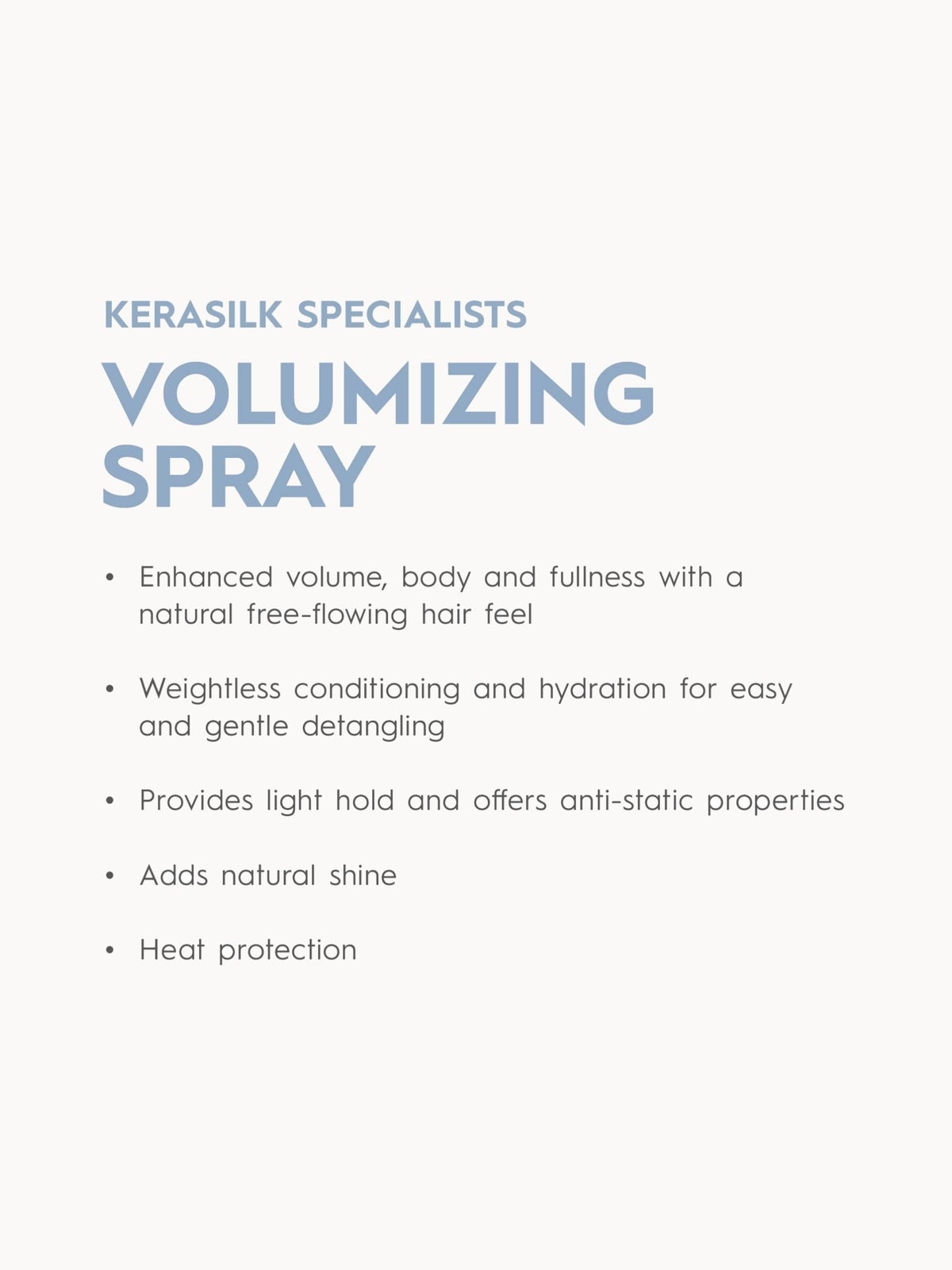 KERASILK Specialists Volumising Spray 125ml 4