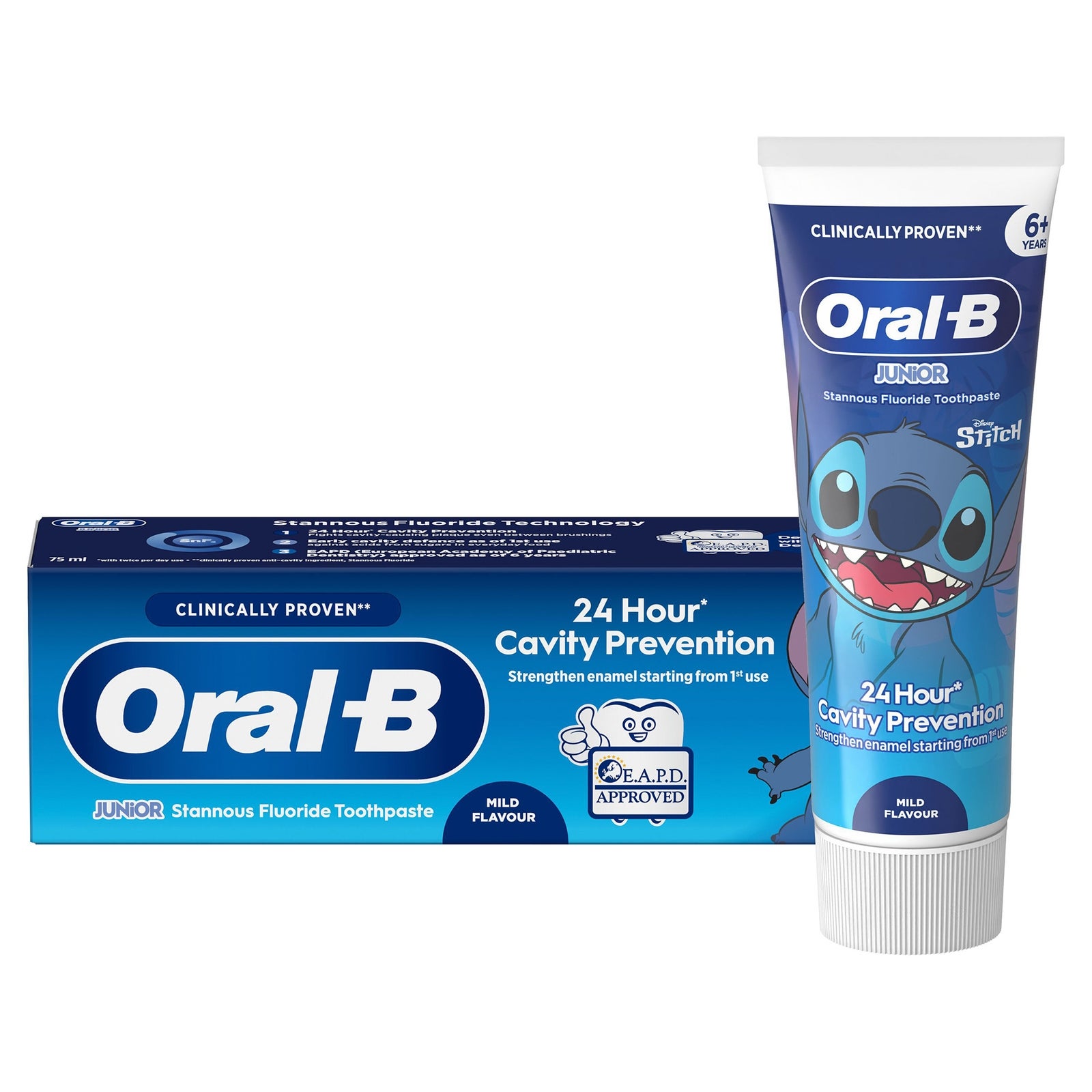Oral-B Junior Stitch Toothpaste  Age 6-12 Years  75ml