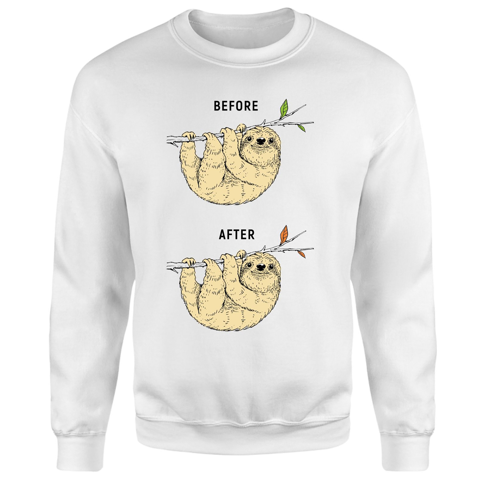 Threadless x IWOOT Change Sweatshirt - White - XXL