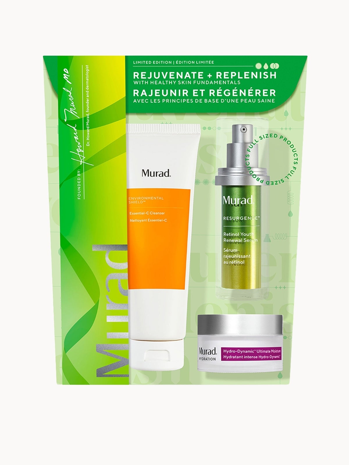 Murad Rejuvenate + Replenish with Healthy Skin Fundamentals Set