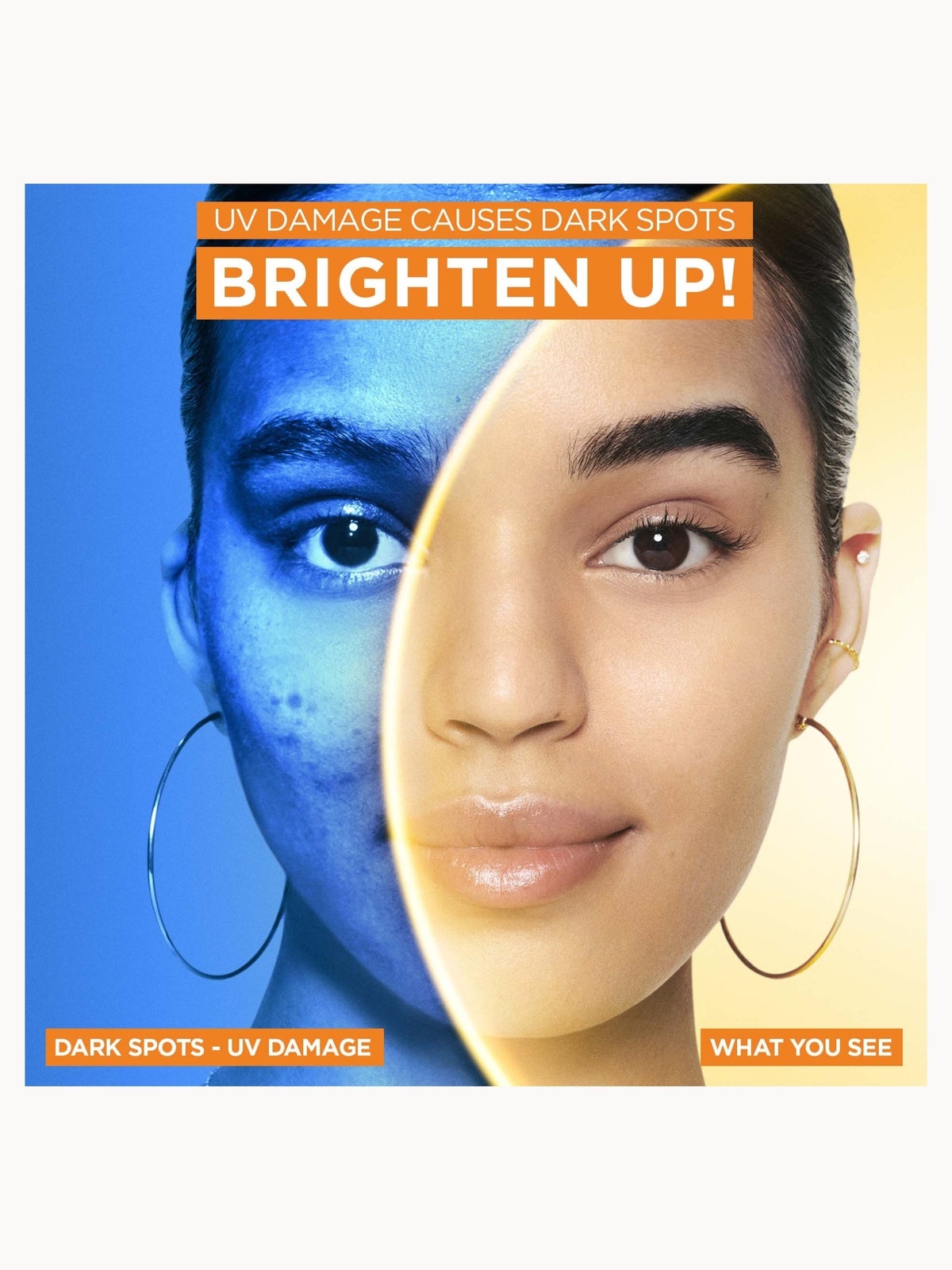 Garnier Vitamin C Brightening Serum & Glow UV Fluid SPF 50+ Face Duo Set 3