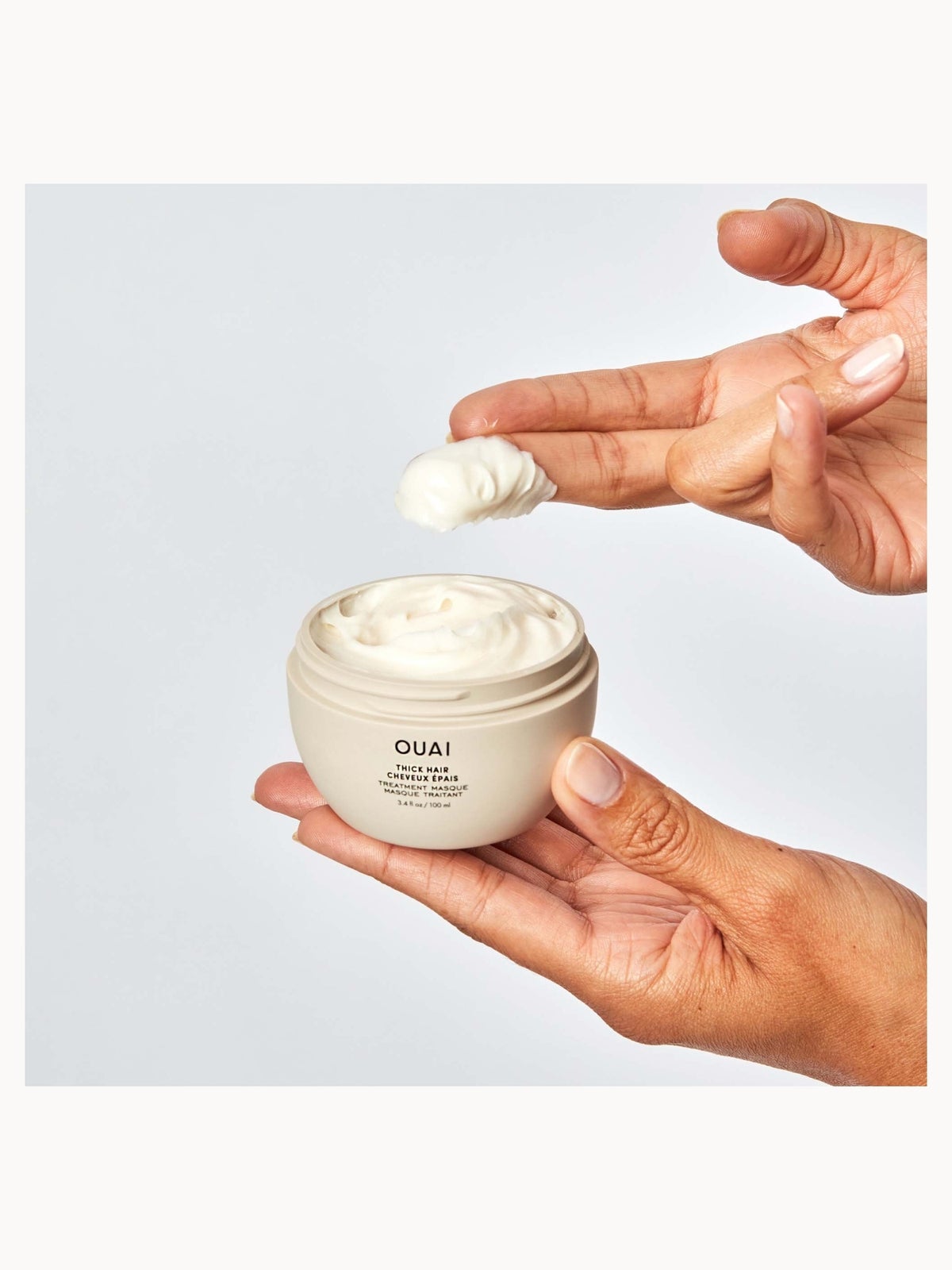 OUAI Thick Hair Treatment Masque Travel Size 100ml 2