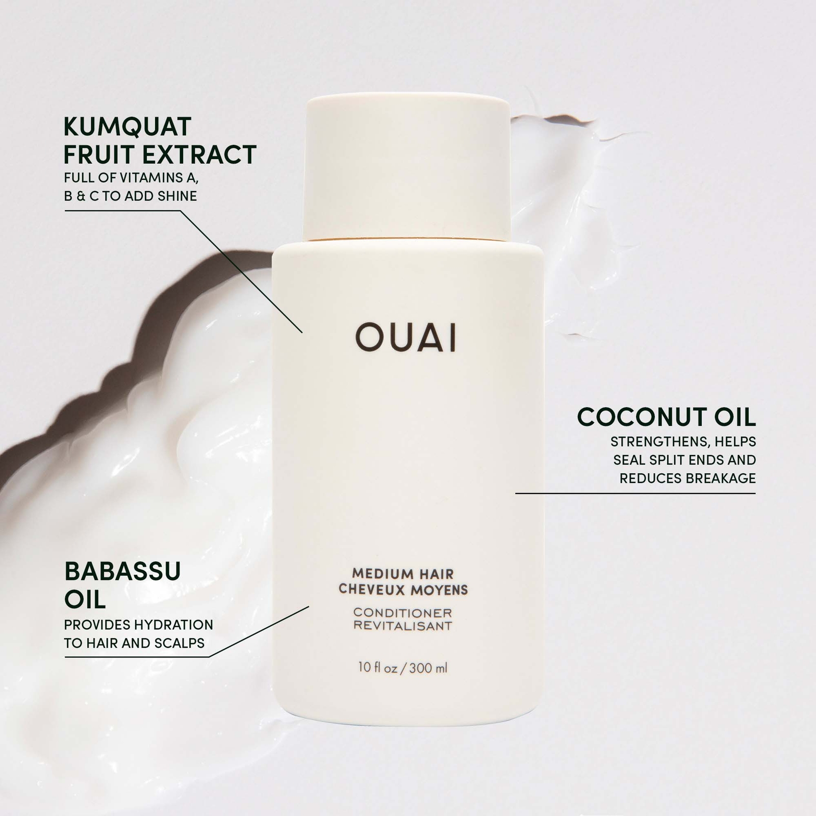 Thumbnail - OUAI Medium Conditioner Travel Size 89ml