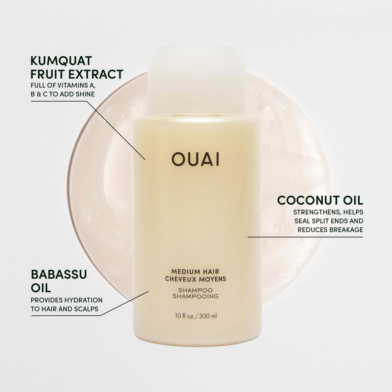 Thumbnail - OUAI Medium Shampoo Travel Size 89ml