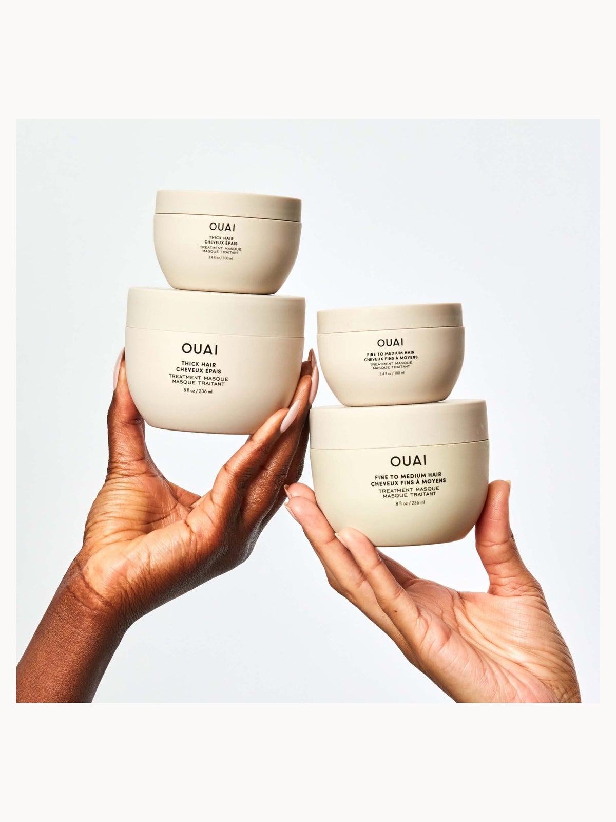 OUAI Fine/Medium Hair Treament Masque Travel Size 100ml 2