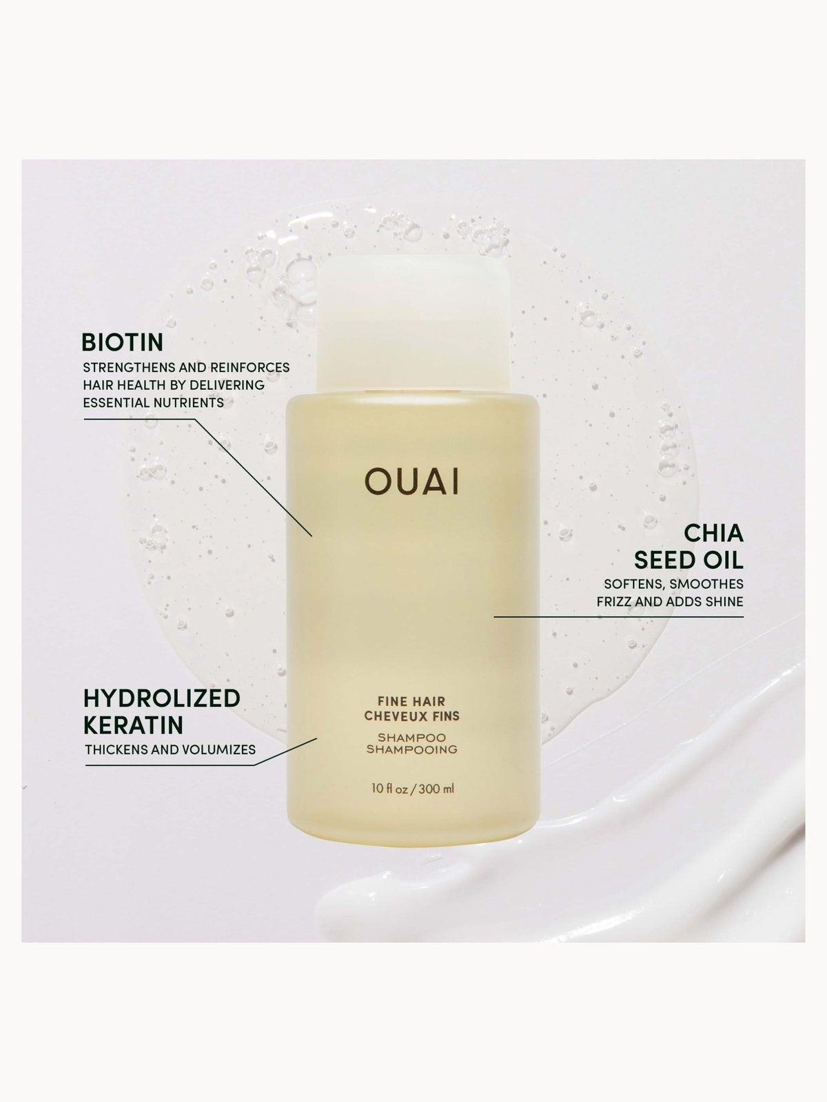 OUAI Fine Shampoo Travel Size 89ml 4