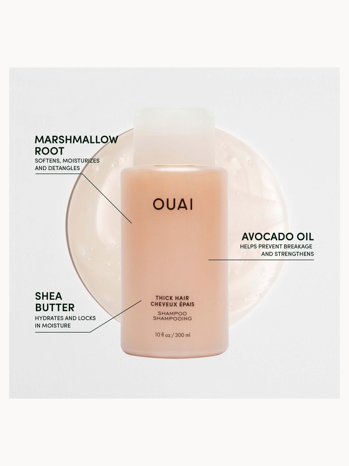 OUAI Thick Shampoo Travel Size 89ml 4