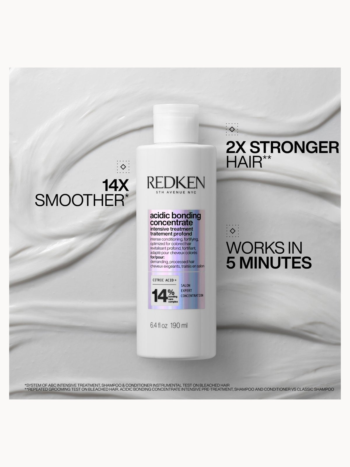 Redken Acidic Bonding Concentrate Intensive Pre-Treatment Bond Repair for Damaged Hair 190ml 3