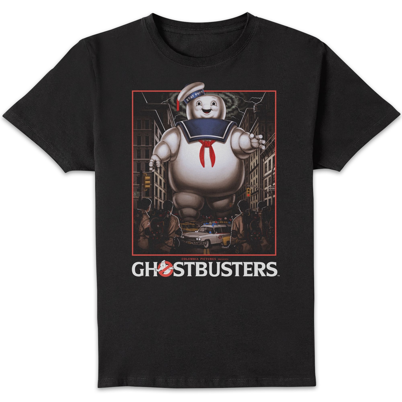 Ghostbusters Marshmallow Man Unisex T-Shirt - Black - L