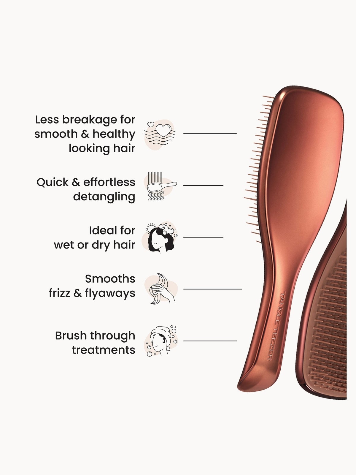 Tangle Teezer The Ultimate Detangler - Chocolate Bronze 4