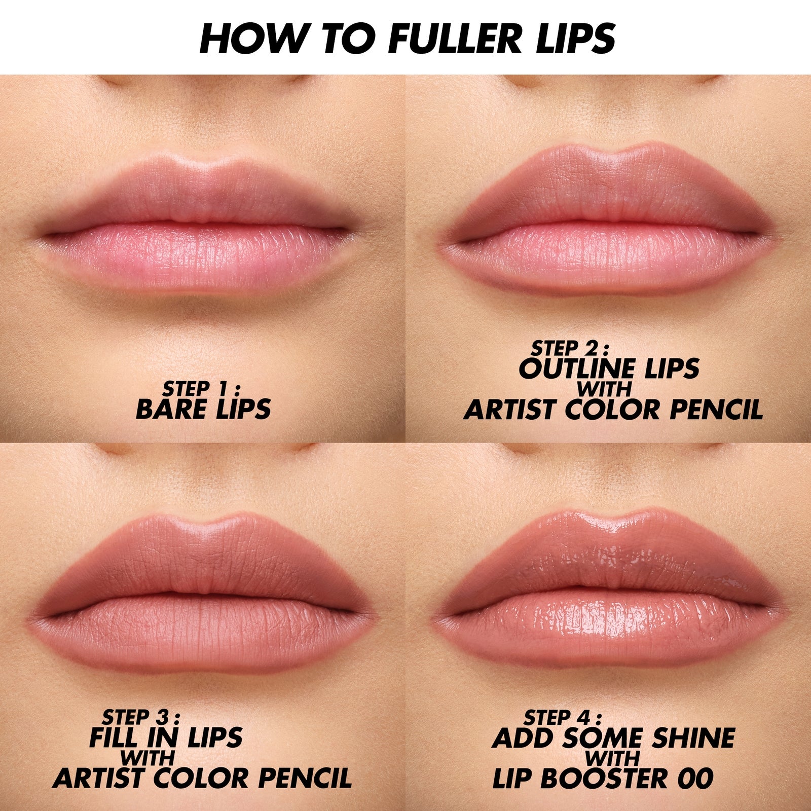 MAKEUP FOREVER Artist Color Pencil Multi-Use Lip Pencil (Various Shades) - 608 Limitless Brown 3