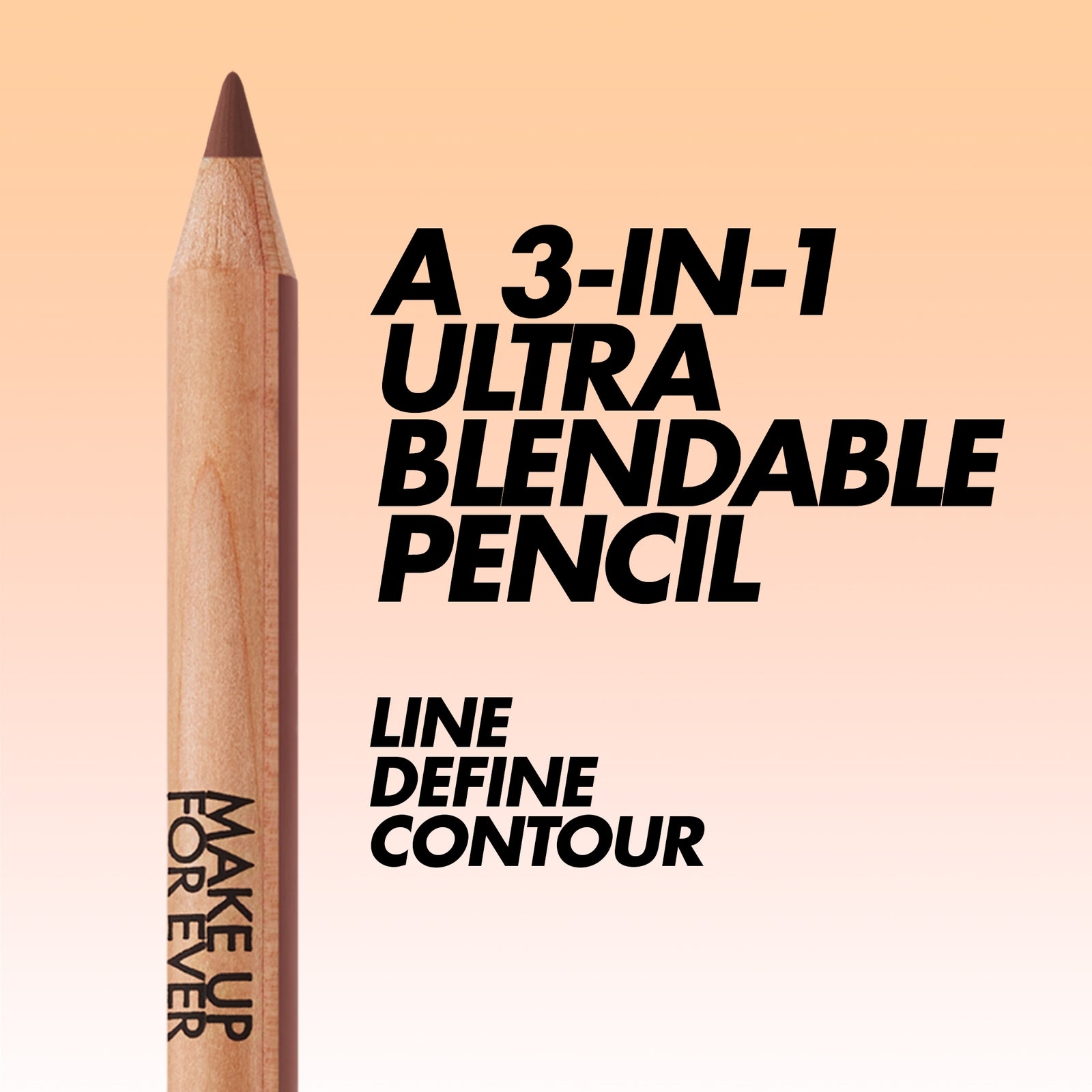 MAKEUP FOREVER Artist Color Pencil Multi-Use Lip Pencil (Various Shades) - 608 Limitless Brown 4