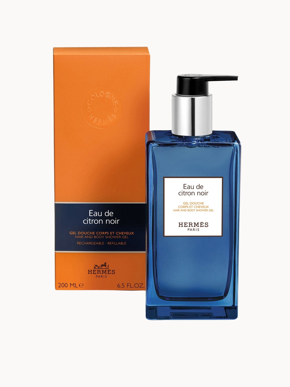 Hermès Eau De Citron Noir Hair and Body Shower Gel Bottle 200ml 3