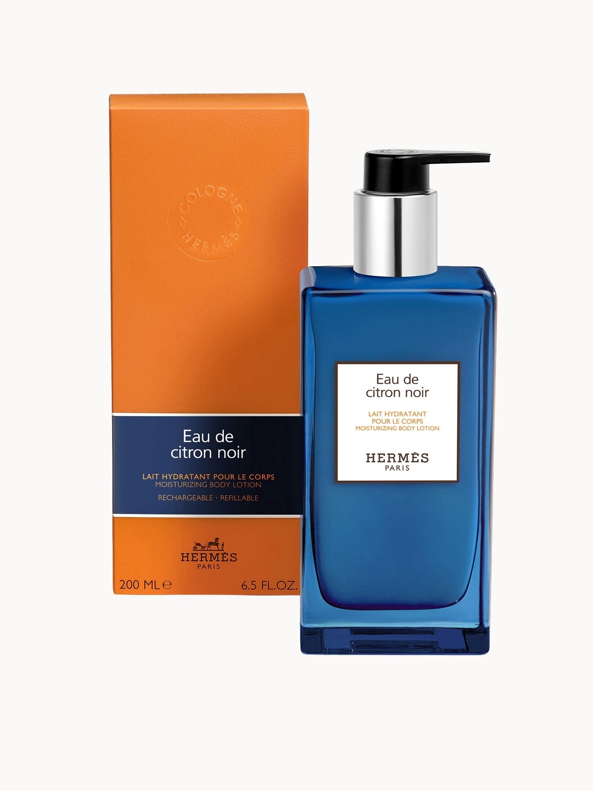 Hermès Eau De Citron Noir Moisturizing Body Lotion Bottle 200ml 3