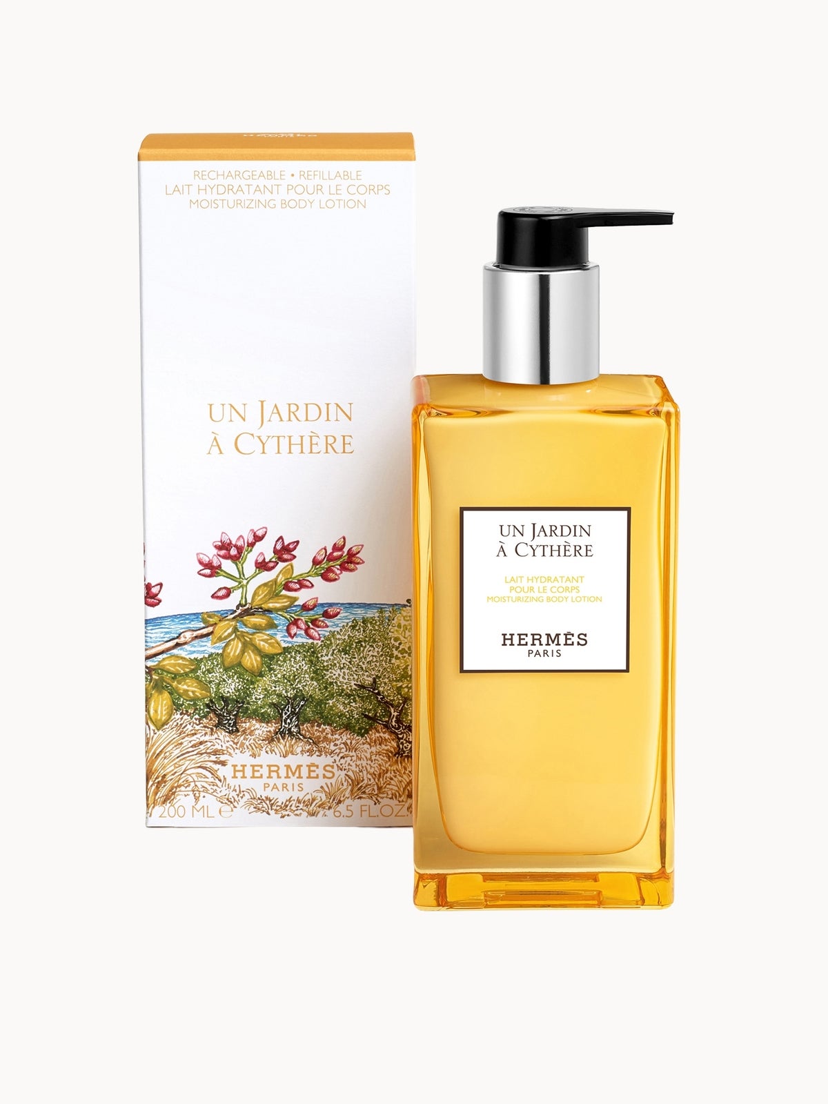 Hermès Un Jardin À Cythère Moisturizing Body Lotion Bottle 200ml 3